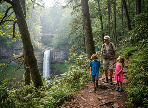 Raven Cliff Falls Trail